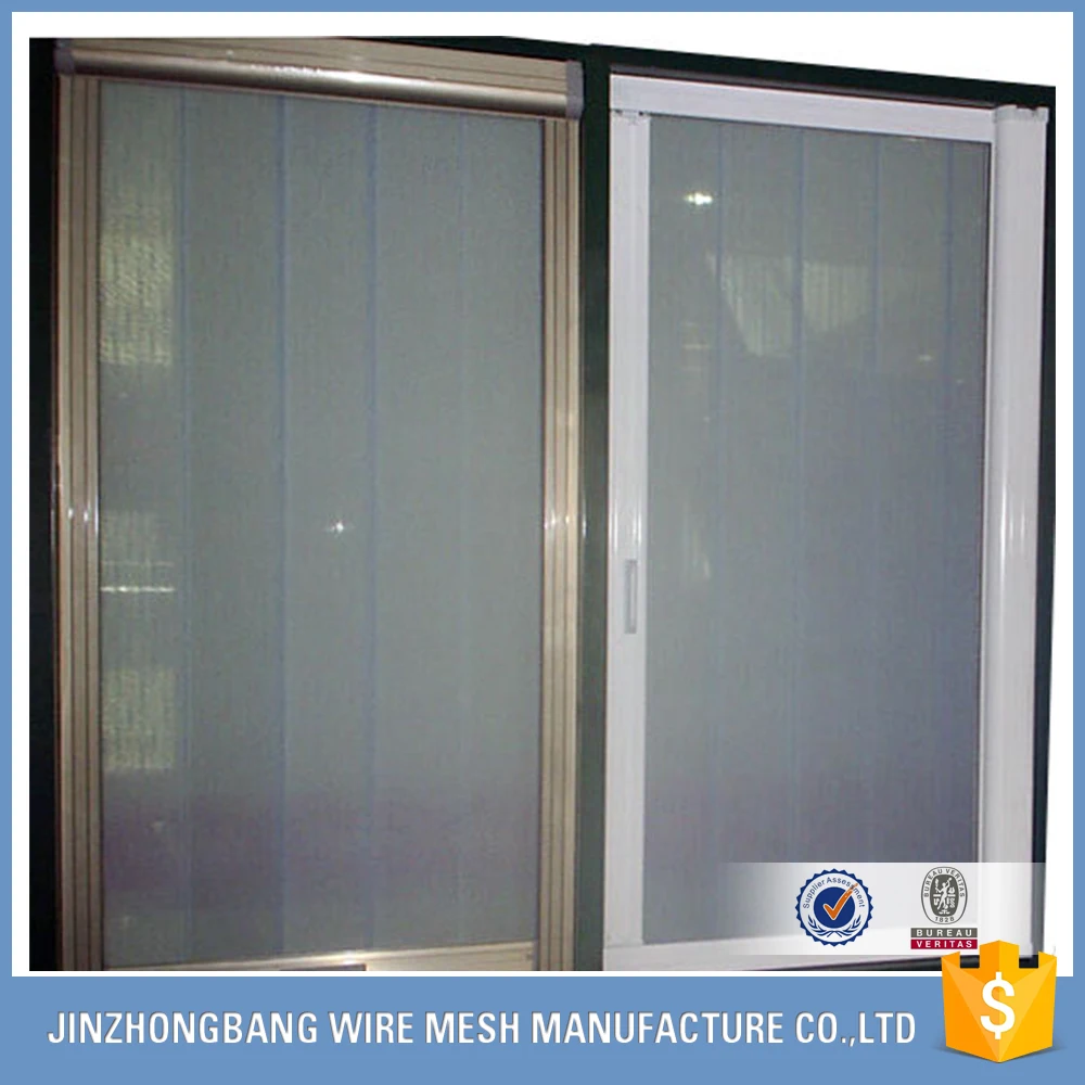 DIY magnetic window mosquito net with colored accessory and PVC frame