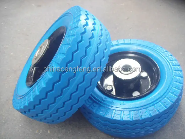 
6x2 PU foam wheel polyurethane foam tire 6 inch 