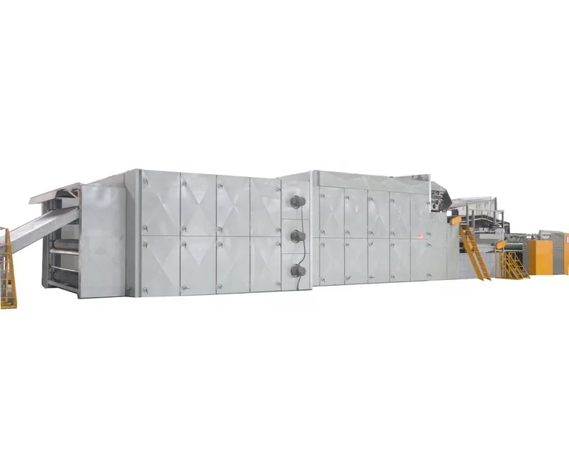 Thinsulate silk feeling garment fill chemical bond polyester wadding production line