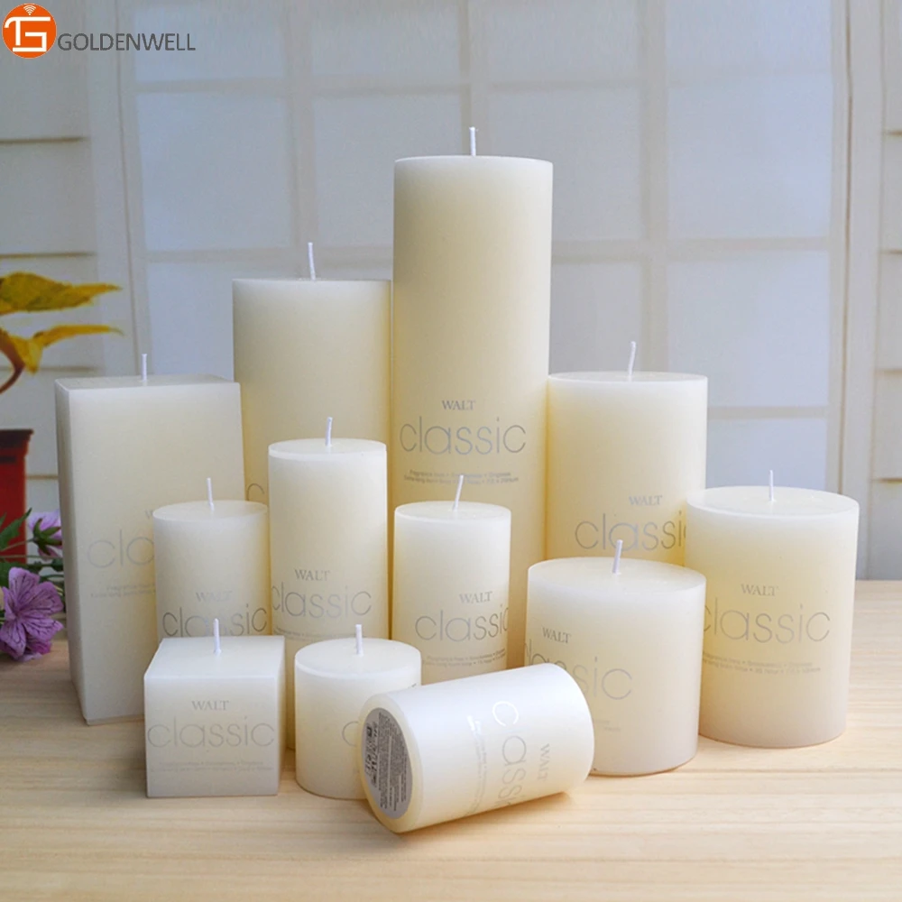 [WALT]Classic Pillar Candle/Luxury Square Candle/Gift Paraffin Square Candle