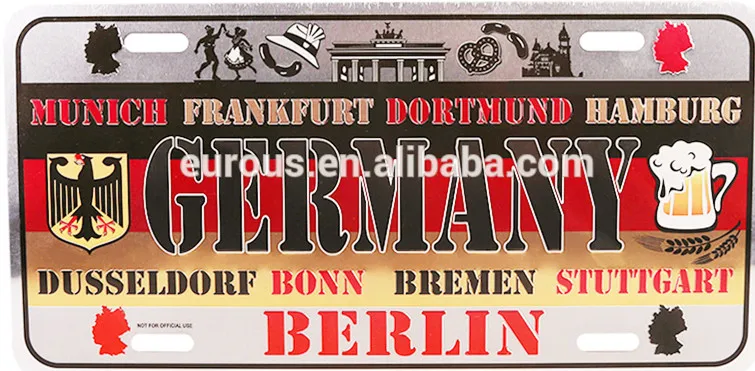 Wholesale Custom Decorative Mexico License Plate