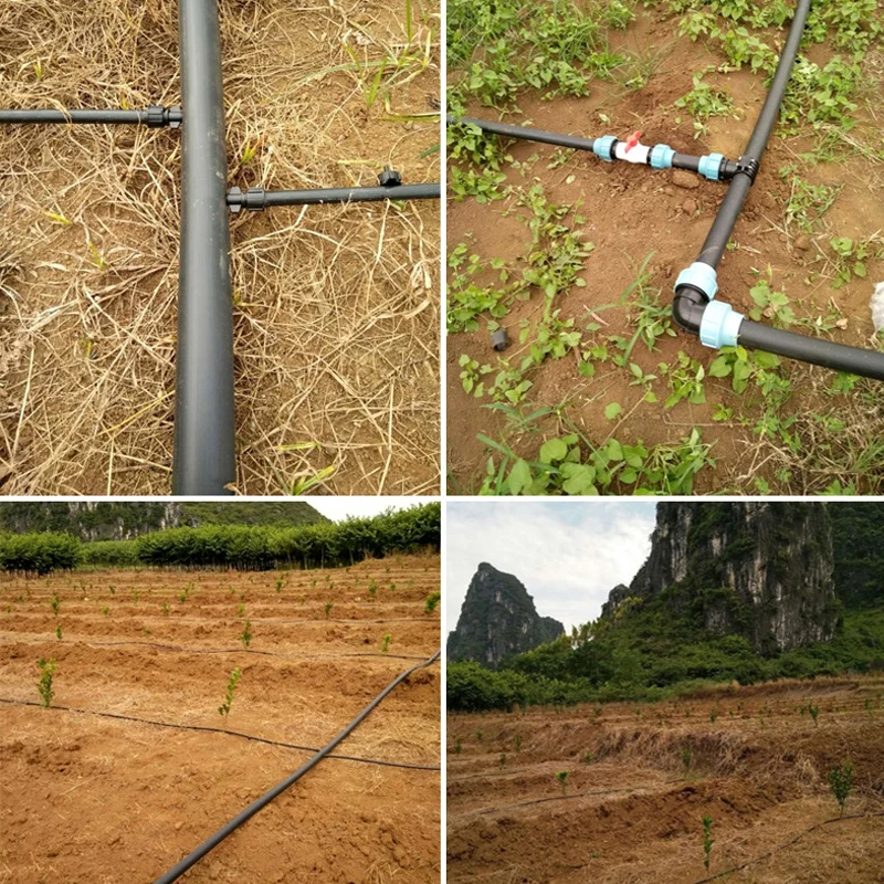 Drip Irrigation Round Pipe Plastic Tubes Farm Pipes Plastic Tubes 16mm Ldpe Lateral Pipe For Water