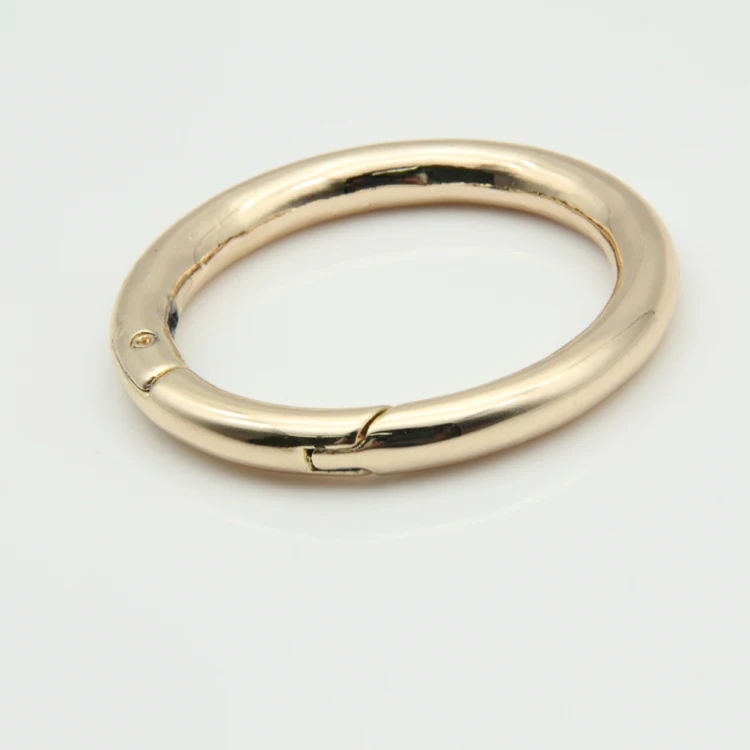 Hot Sale Light Gold Color Heavy Duty Metal Flat Light Gate O Ring