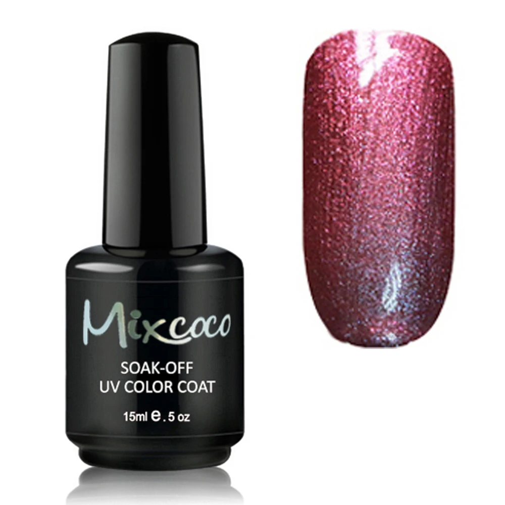 OEM uv gel polish Chameleon gel bling color soak off nail gel polish 24 colors 15ml free samples