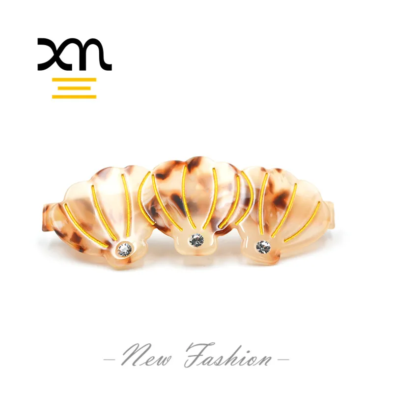 famous acetate shell hair barrette brands pink resin clips for girls hair accessories wholesale beauty designer hair clips