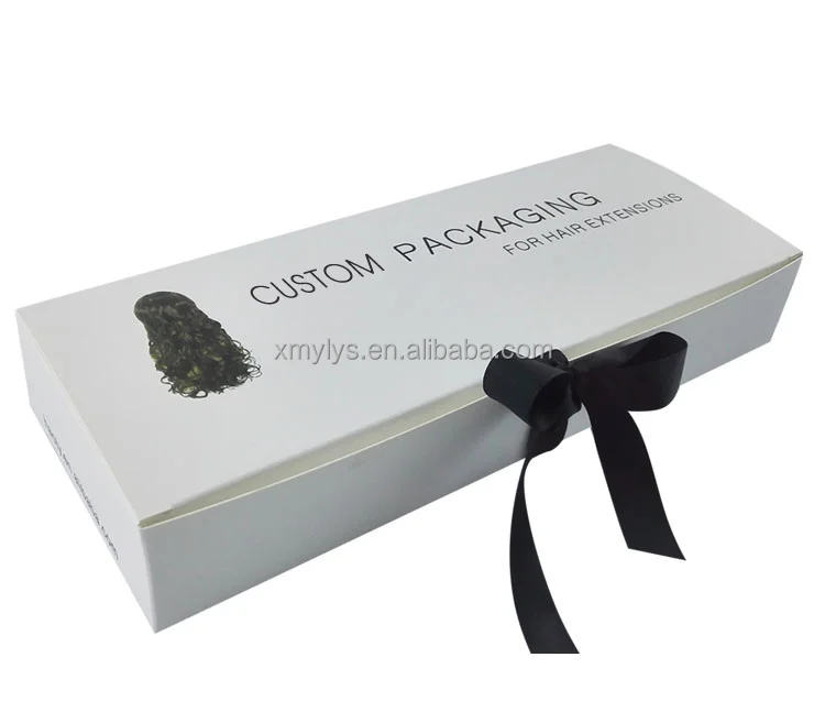 Custom Square Eco-friendly Folding Christmas Paper Large Gift Box with Ribbon and Lids