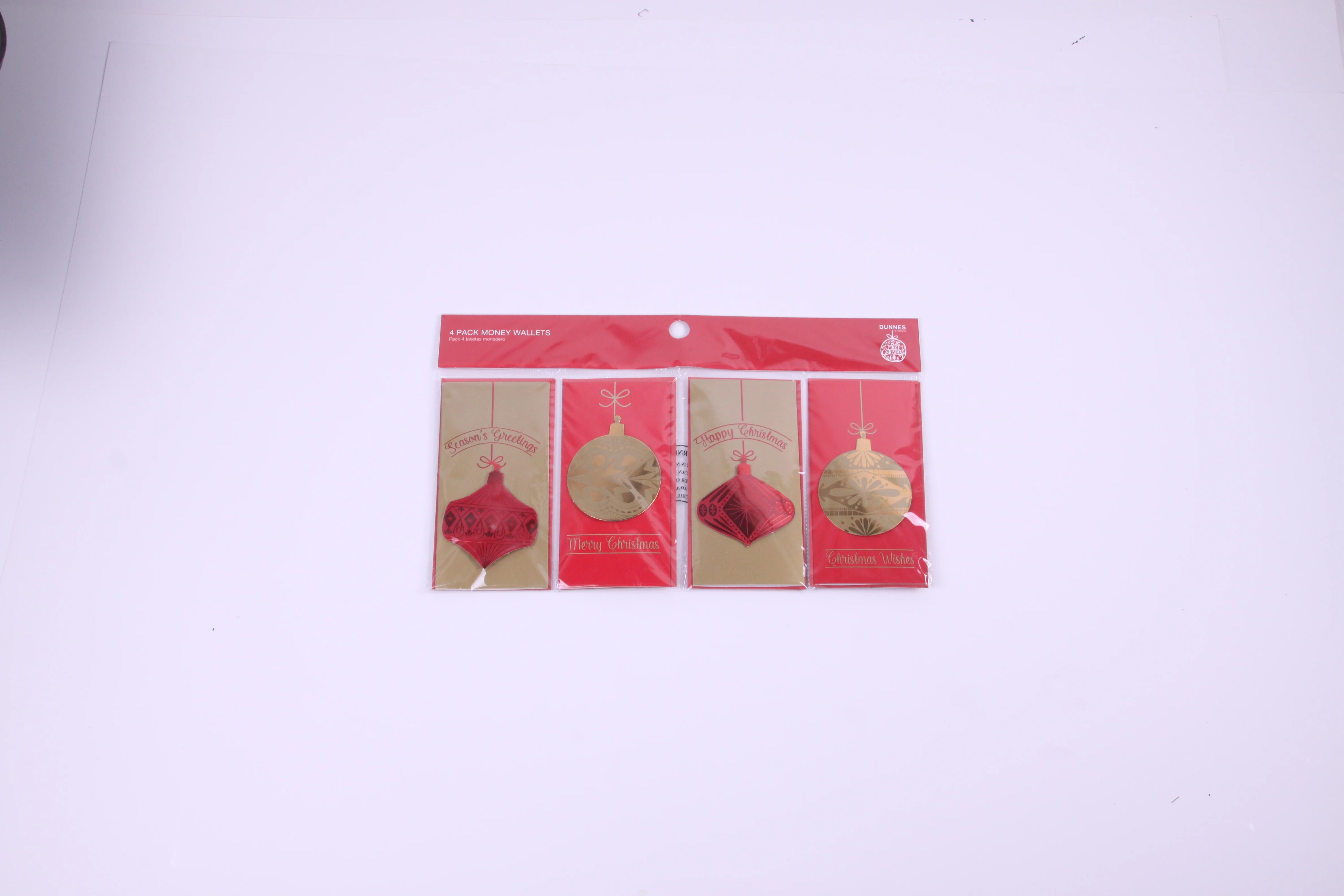 Wholesale happy  new year Santa Claus snowman Christmas card greeting cards pack money card