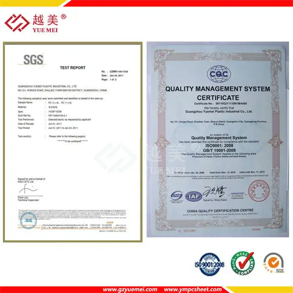 6mm Multiwall Sheet Precio Policarbonato Polycarbonate Prices