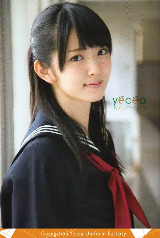 latest High quality Japanese Pure Sexy Beauty Middle High school black uniform for girls wholesale sweater Sailor suit