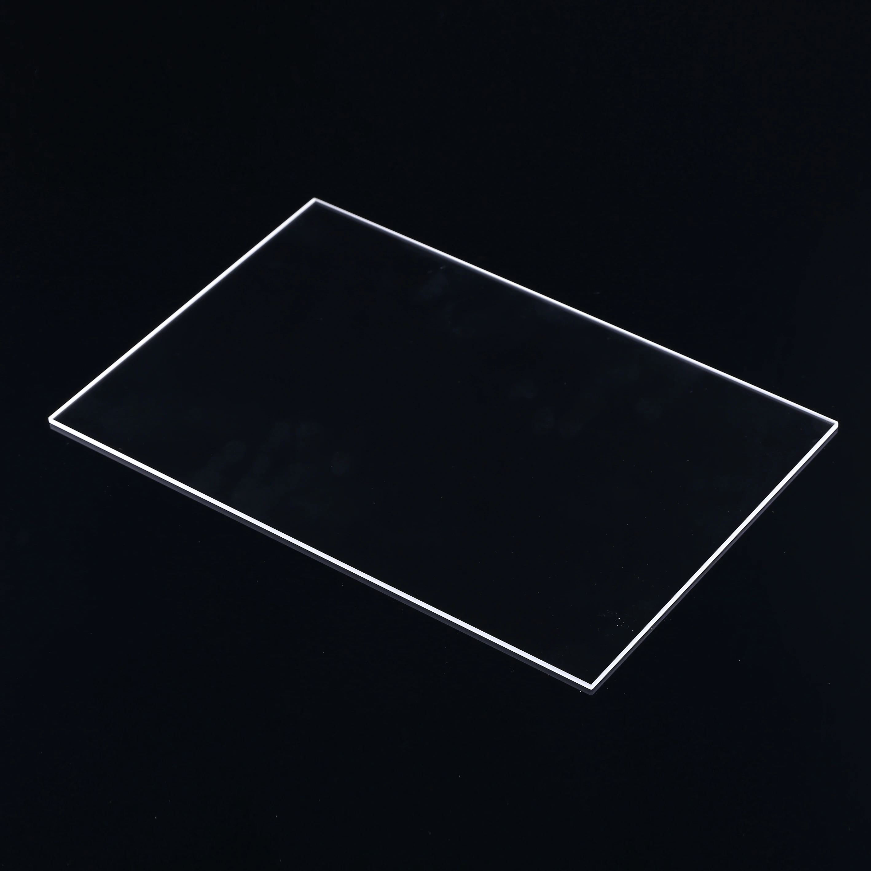 clear quartz silica specific heat glass plate price.