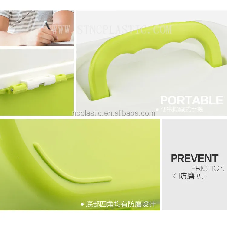 New Storage organizer family plastic first aid box with handle