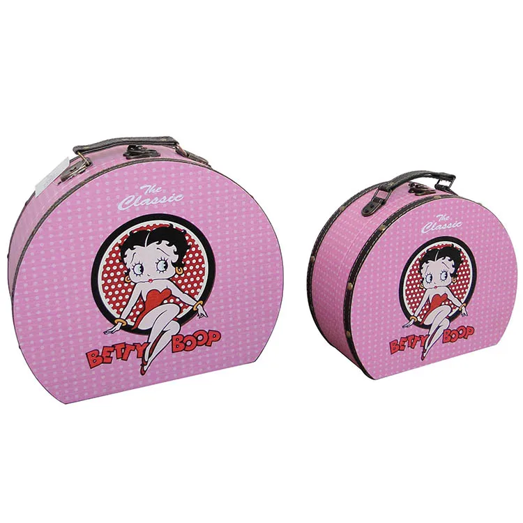 
Audrey Hepburn Design Vintage Lady Decorative Round Suitcase 