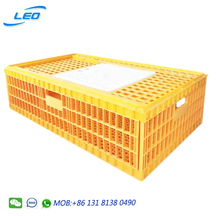 Large size poultry transport crate plastic chicken crate