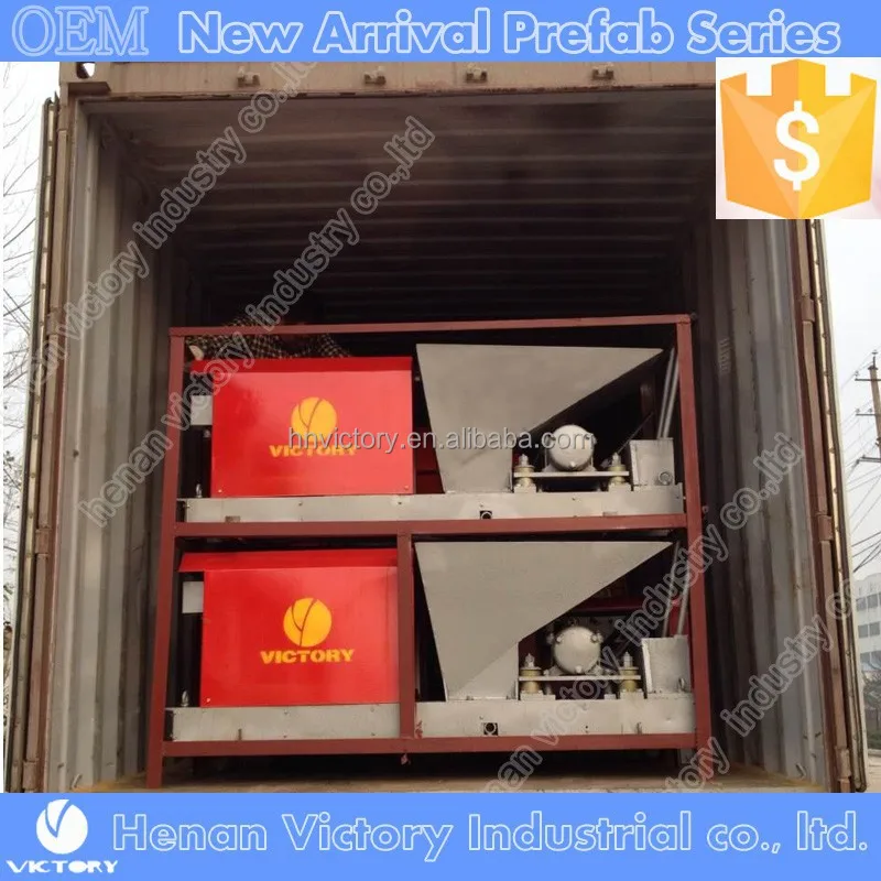 small business ideas 10*60 concrete wall panel forms extruder equipment