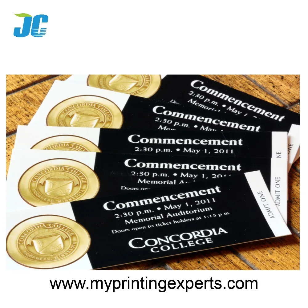 Печать билета на события против подделок со штрих-кодом