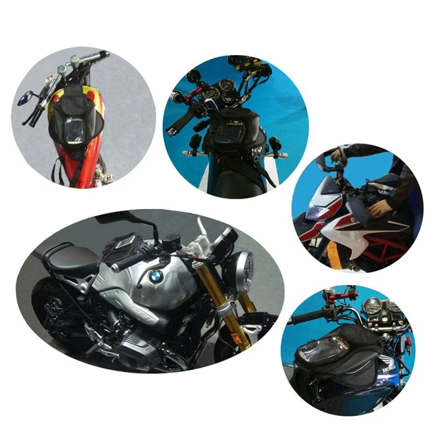 Wholesale Universal Waterproof Oxford Saddle Black Motorcycle Tank Bag