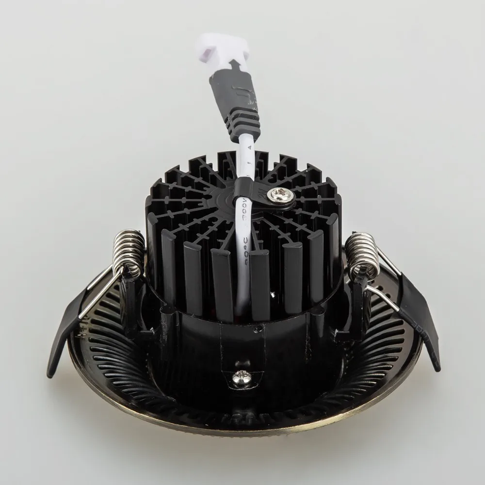 Berdis graceful COB classic aluminum led downlight recessed spotlight ceiling light round shape downlight for home