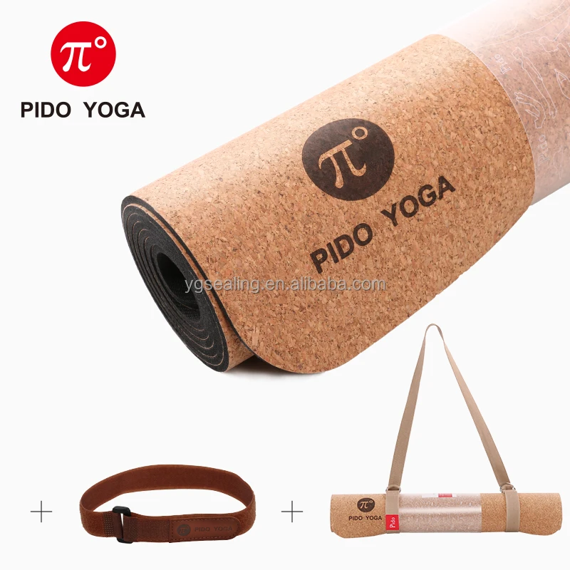 Eco friendly yoga mat natural cork mat