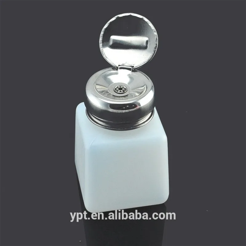 S1 ESD Alcohol Bottle Antistatic Dispenser /120ML Fluid /anti-static Push White