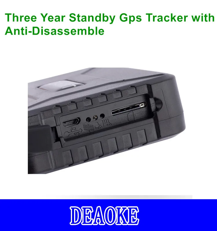 2021 newest big battery magnetic gps tracker with vibration alarm voice monitoring tk800b gps tracker for car truck container