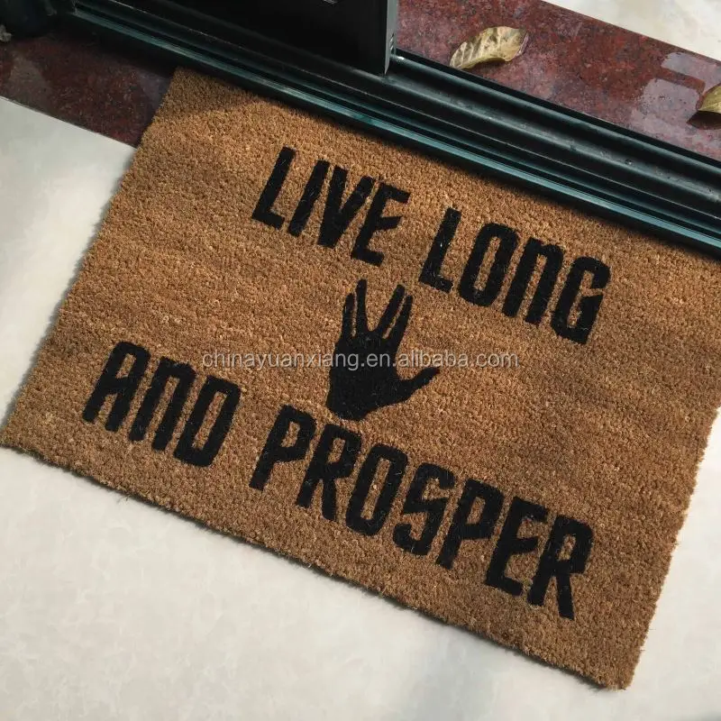 Кокосовый коврик с рисунком для улицы, для Оби, игрушка Adeo Lidl