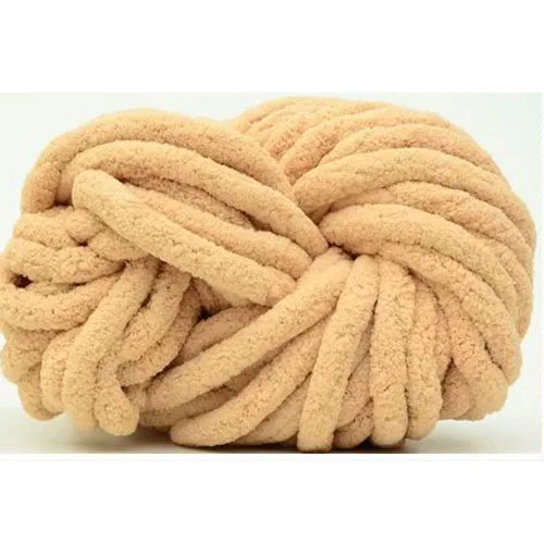 Wuge 100% polyester thick ice line knitting yarn for blanket