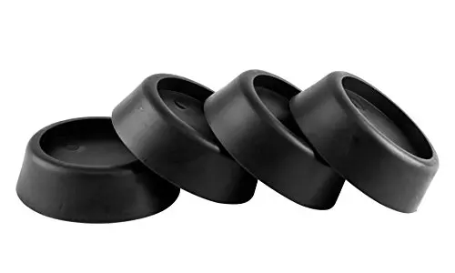 OEM factory wholesale Black Washing Machine Round Foot pad