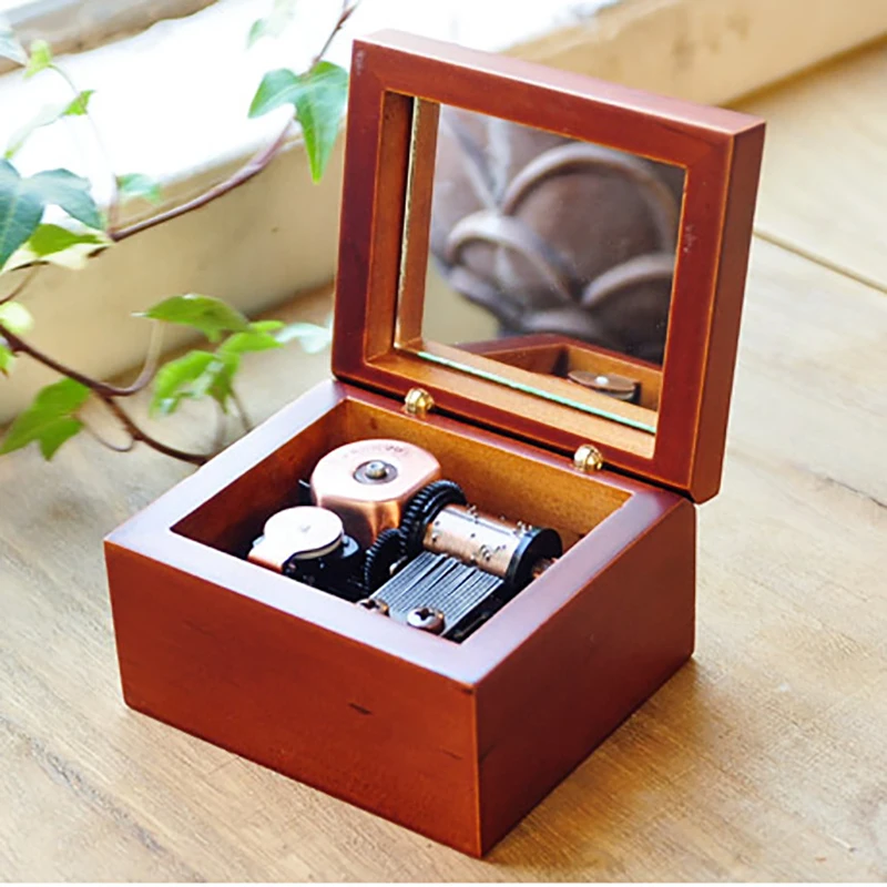 Wooden Birthday Gifts Souvenir Simple Music Box