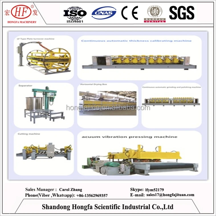 Full automatic new technology artificial quartz stone cutting machine china in cheap price