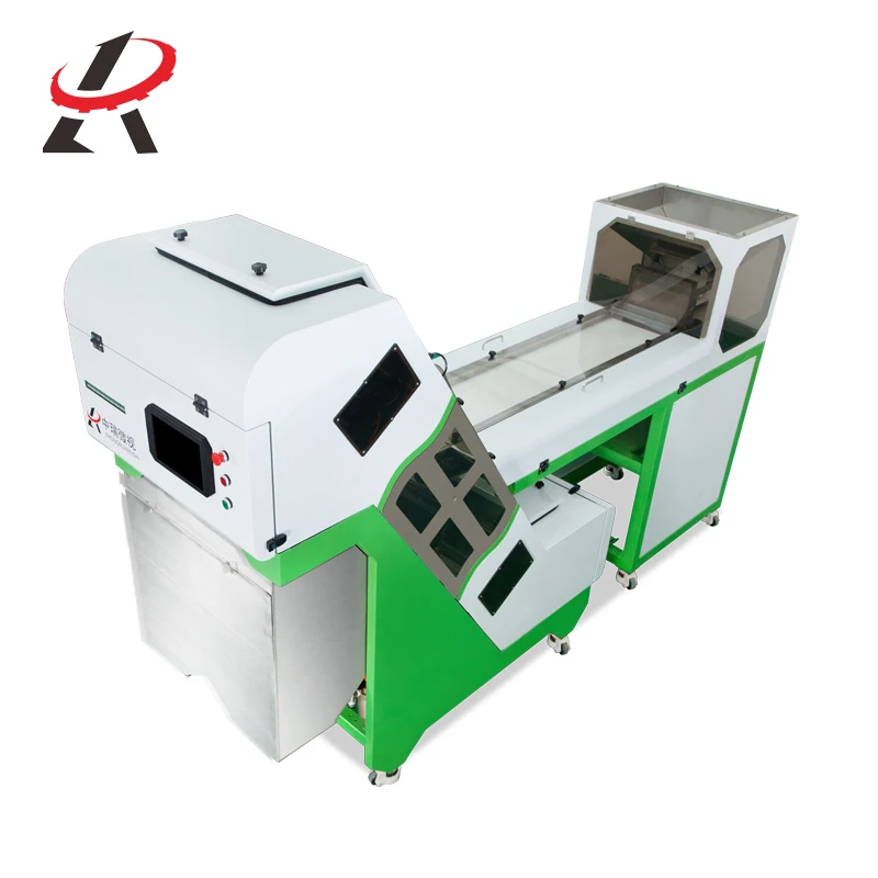 Plastic Pellet CCD Color Sorting Machine Belt PET Plastics Recycling Color Sorter
