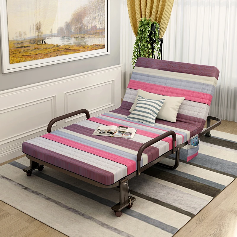 Home furniture office nap single double deck chair adult escort marching adult living room sofa dormitory folding the bedbed