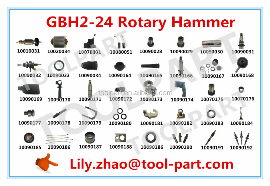 Електричюеского инструмента запасных частей перфоратор Электрический GBH2-24 быстрая Сменные зажимы
