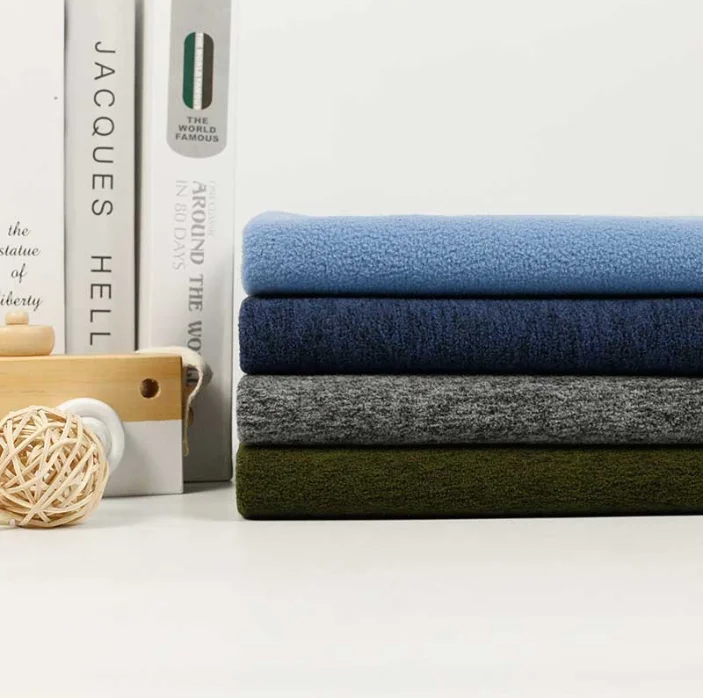 Shengze textiles factory 100% polyester textile material polar fleece fabric for cloth