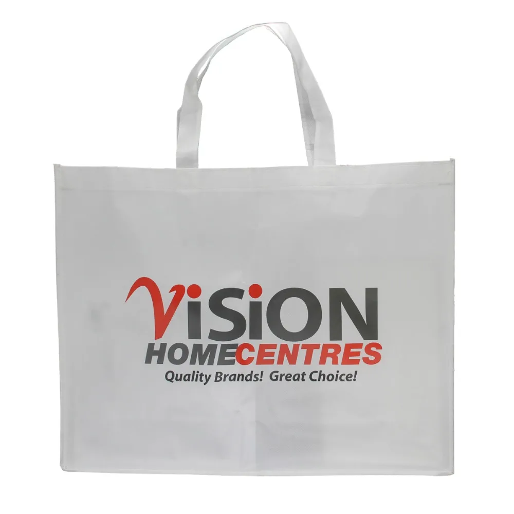 Reusable pp laminated non woven shopping bag,glossy film laminated tote bag