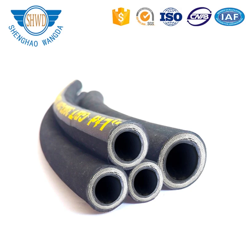 Competitive Price Steel Wire Braided Rubber Hydraulic Hoses And Fittings