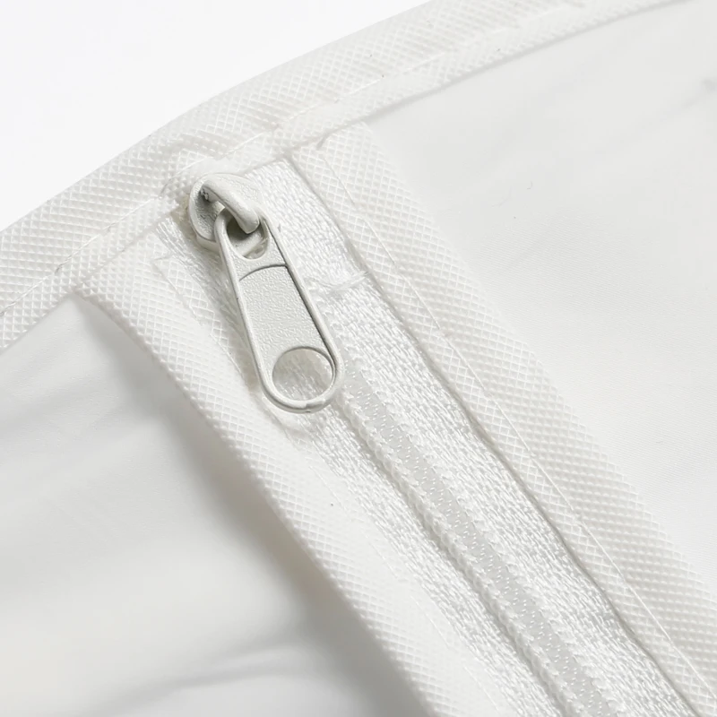 Amazon Hot Sale Foldable Suits and Dresses PEVA Transparent Dust Bag with Zipper