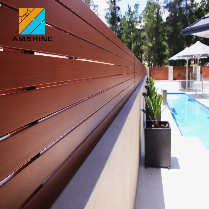 aluminium louver slat fence 65*16 slat