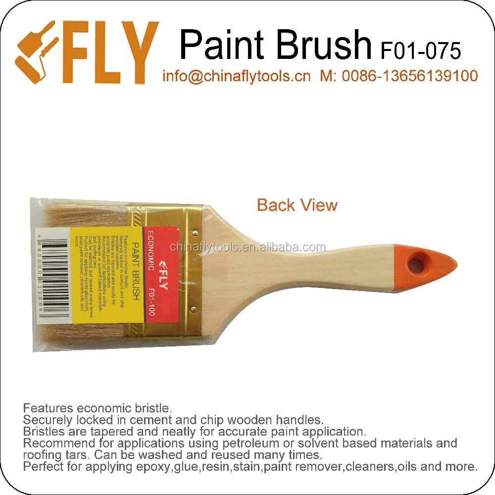 Russian Popular China Bristle Paint Brush