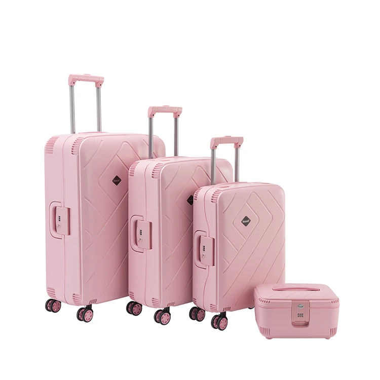 
BUBULE PP Pink Luggage Set Hot Pink Suitcases luggage travelling bags travel  (60767945066)