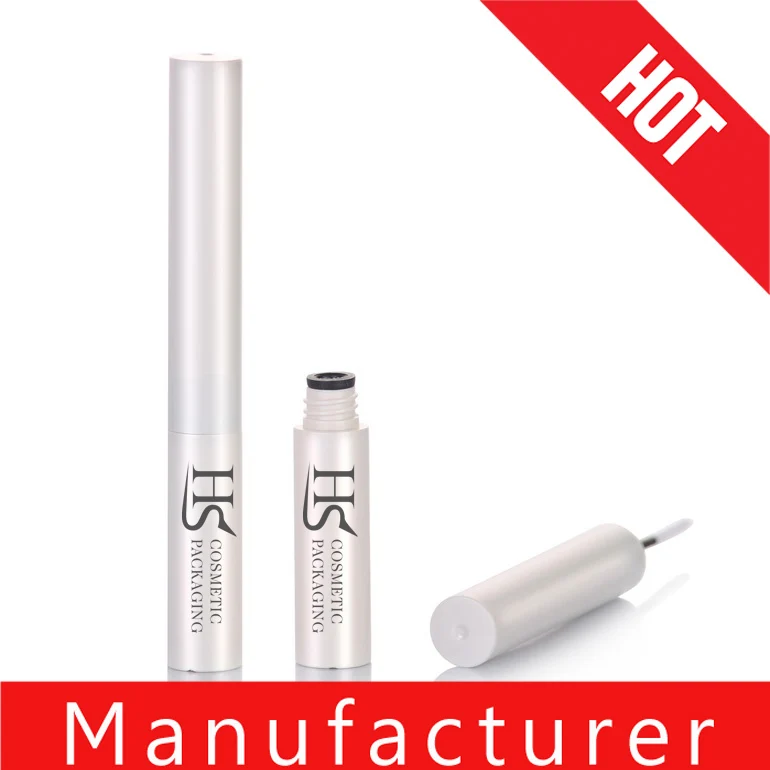 
Unique Pearl White Empty Plastic Fiber Mascara tube 