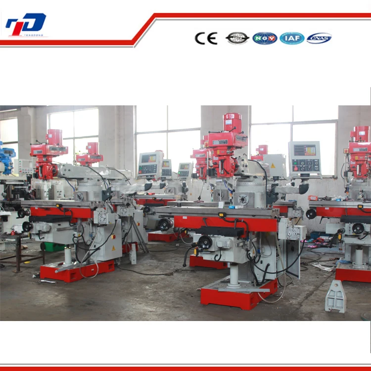 Turret Milling Head X6336 CE Certificated Metal Universal Milling Machine