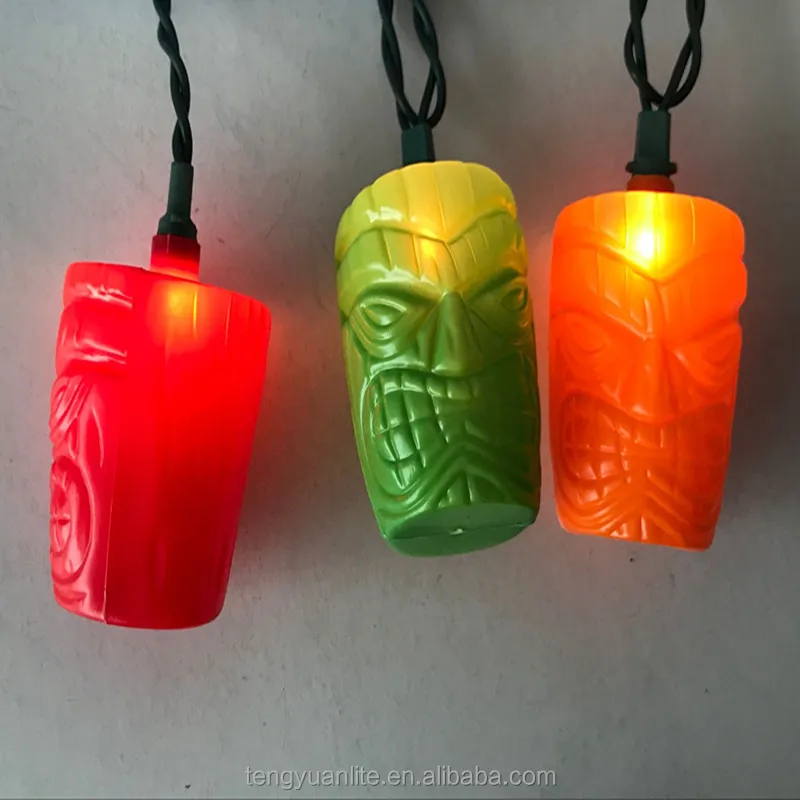 Лучшие продажи Хеллоуина маска гирлянда освещения