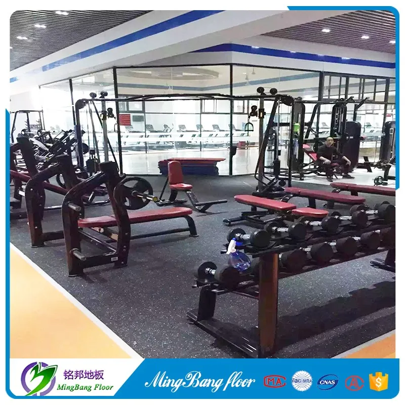 Crossfit High Density Noiseproof Gym Rubber Flooring/outdoor playground rubber mat