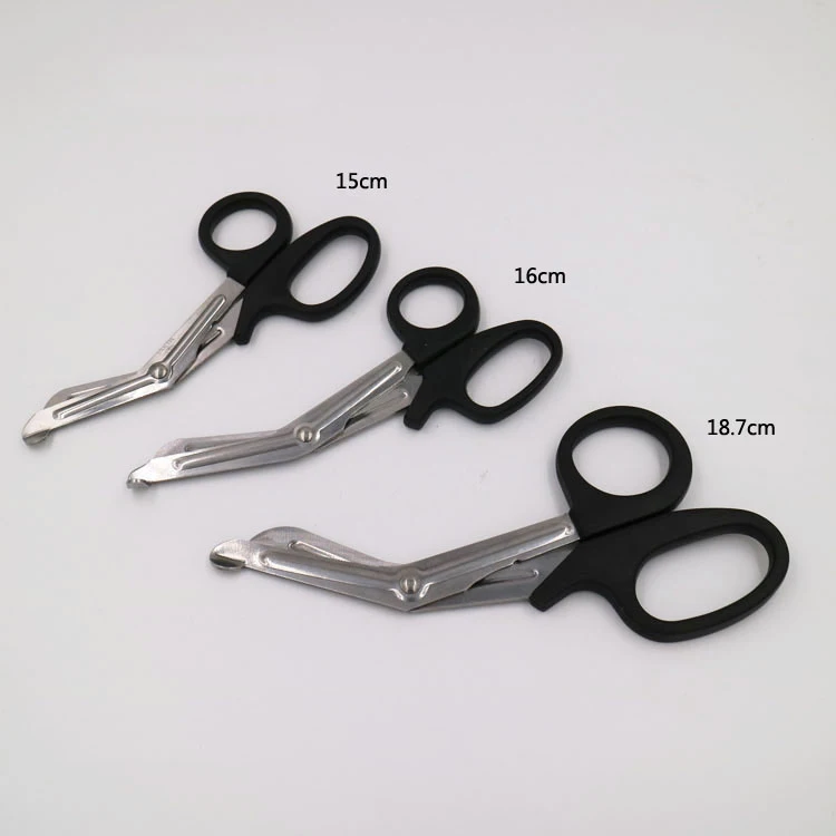 Wholesale Stainless Steel Trauma Shears Lister Nurses Bandage Scissors With Plastic Handle