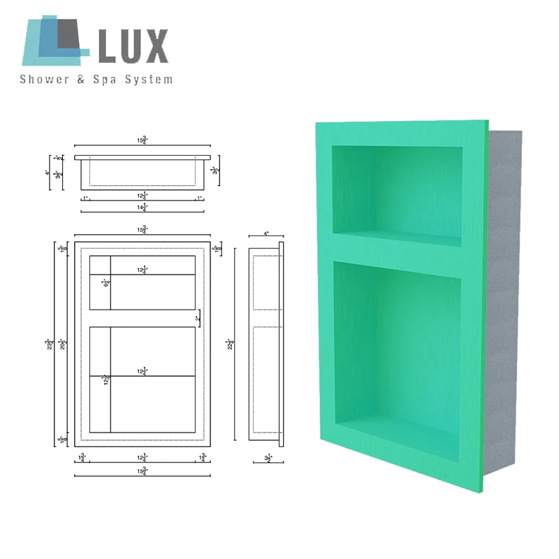 EPS Shower Niche with cement coating