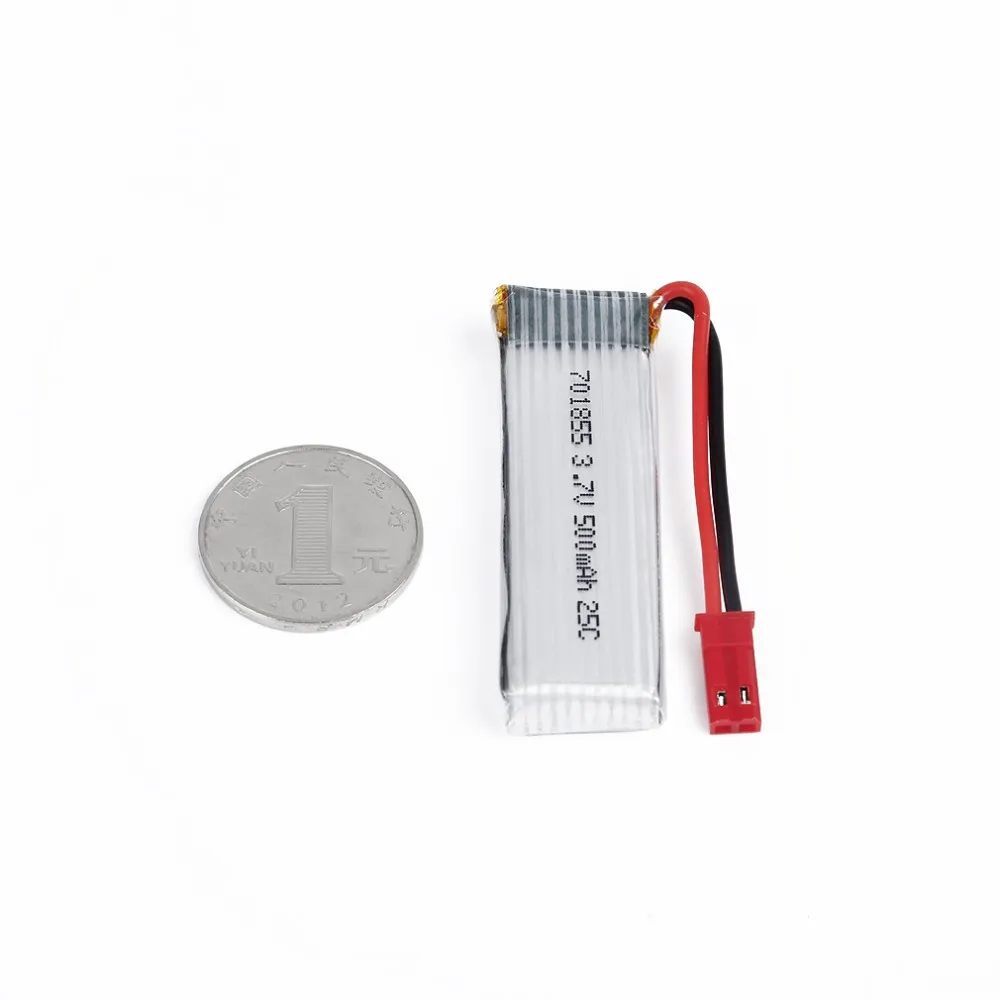 701855p rc battery 3.7v 500mah lipo battery with small size from Shenzhen factory