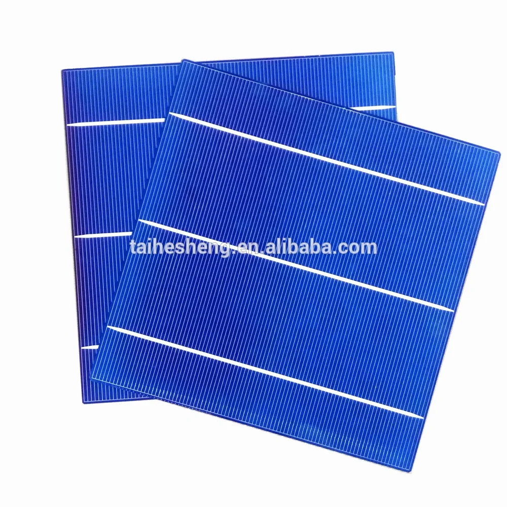 
poly crystal silicon 156.75*156.75mm 3BB 4.42W 18% solar cell with best performance 