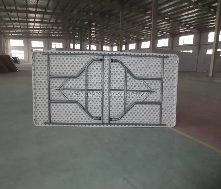 Two Meter Length Folding Table/panel Solid Fold Table/200*90*74cm HDPE Blow Mold Furniture/special Size with 90cm Width