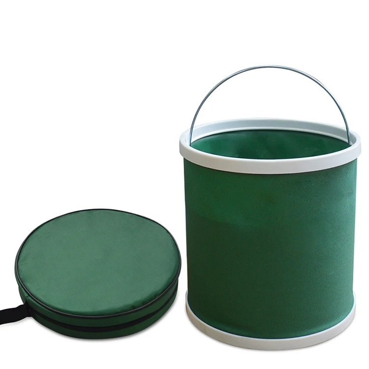 Foldable Outdoor Camping PVC Tarpaulin Washing Waterproof Fishing Folding Bucket