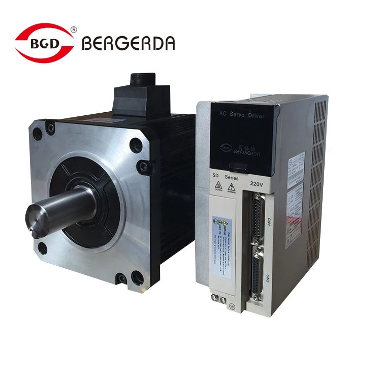 380V high pressure 130 flange 2.5kw briushless  ac servo motor + servo drive 10Nm 2500rpm with cable and low servo motor price